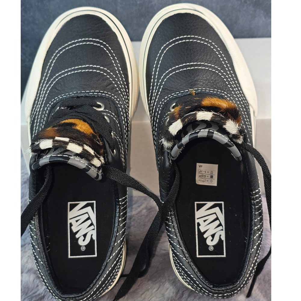 NWOT Vans x Billy's‎ Tokyo Era 3 Leather Sneakers Womens 6.5 Mens 5.0 Black - Picture 5 of 8